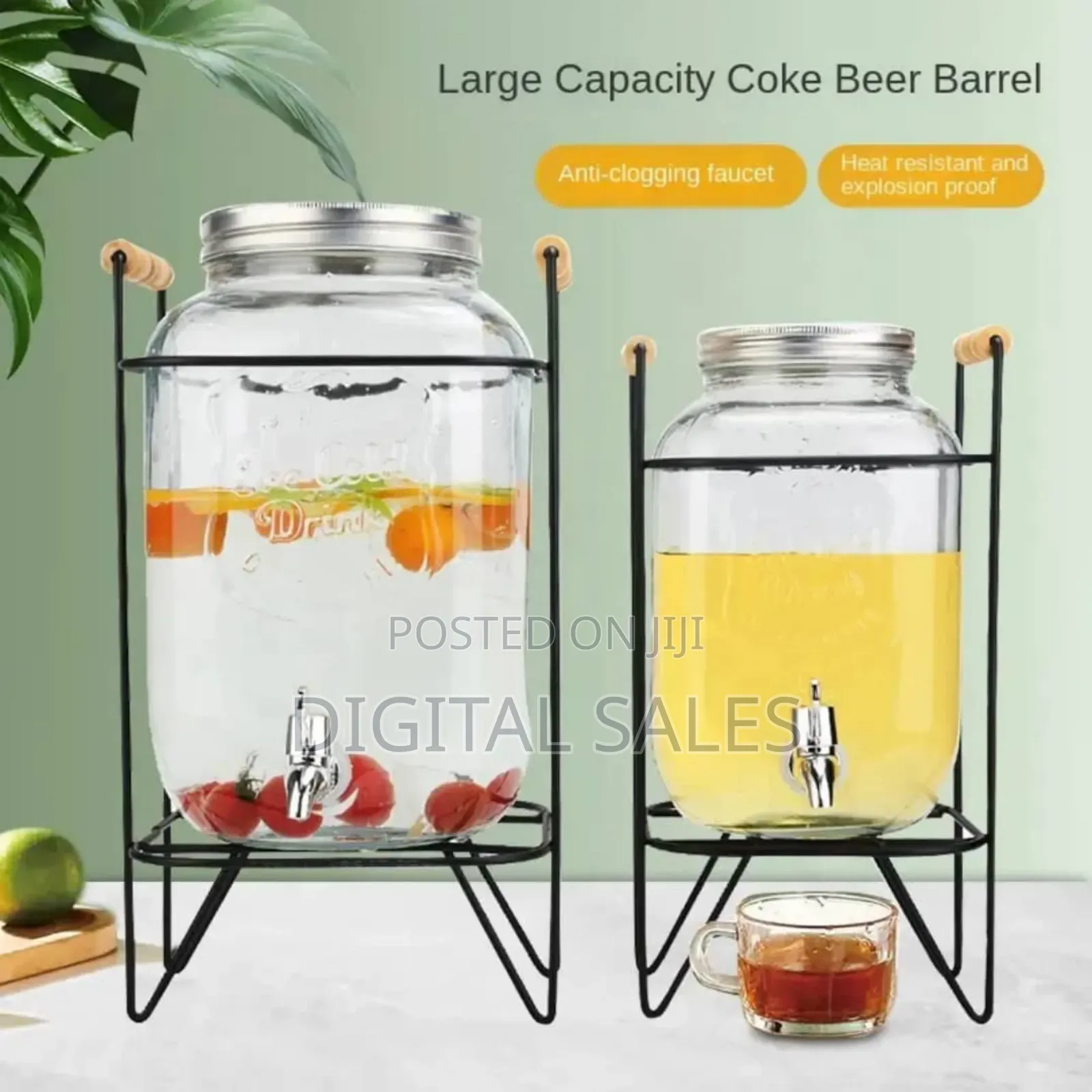 Glass Juice Dispenser