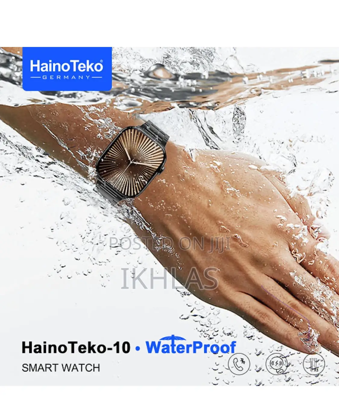 Hainoteko Series10 Smart Watch Amoled Display Ai Voice Assistance 3stp
