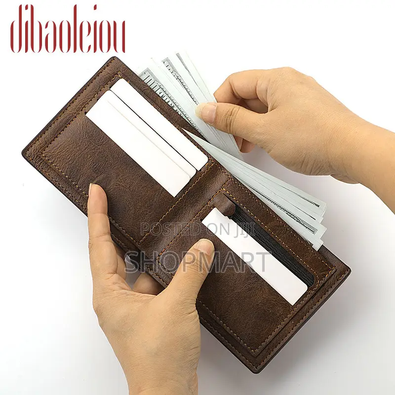 Leather Card Holder Wallet For Men
