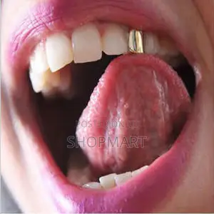 Teeth Grills Single Tooth With Rose Gold-Plating Hip-Hop Style