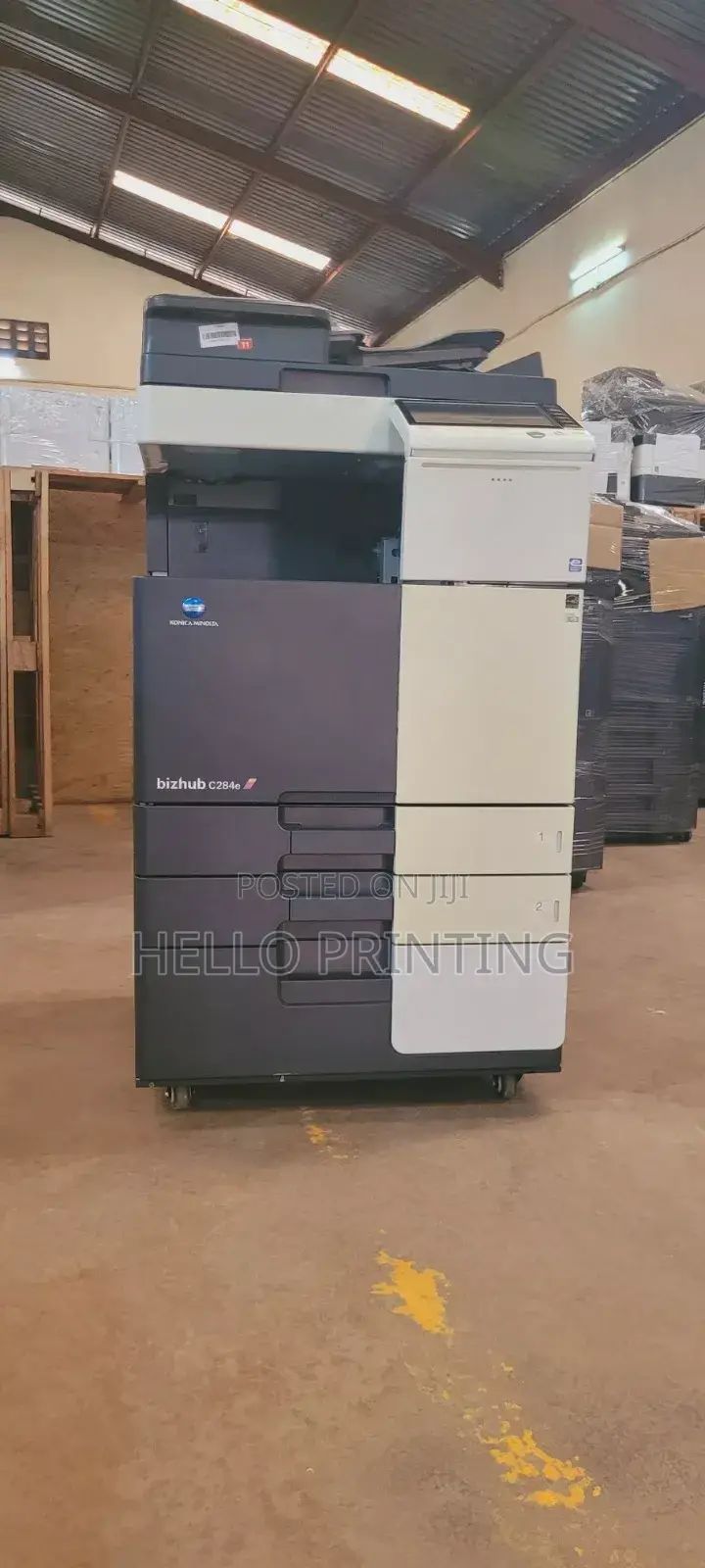 Eco Mode Enabled - Bizhub C284e .