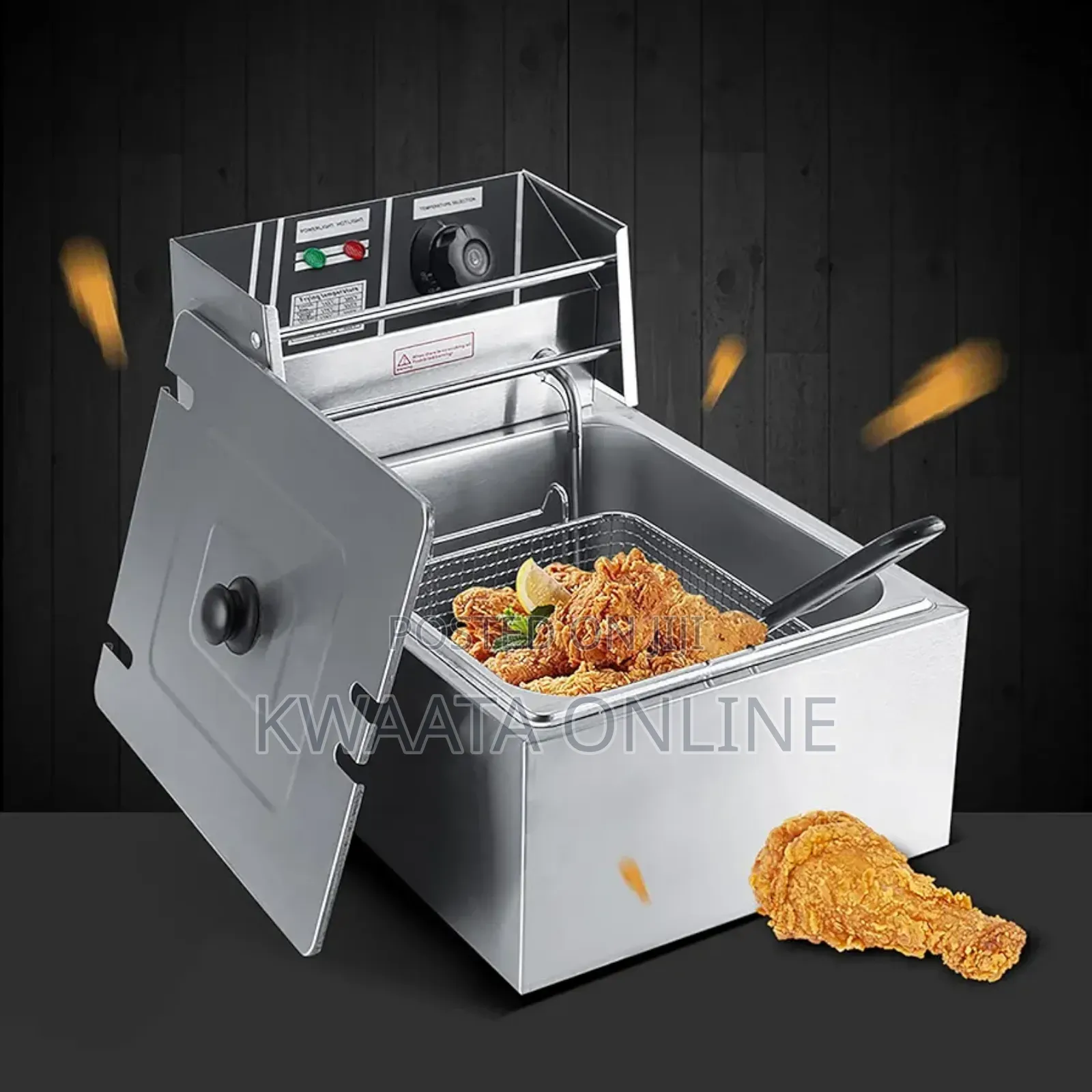 6l. Pixel Electric Deep Fryer Single Basket 2500w
