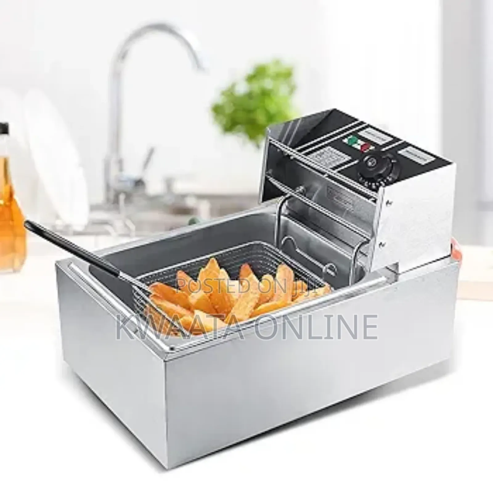 6l. Pixel Electric Deep Fryer Single Basket 2500w