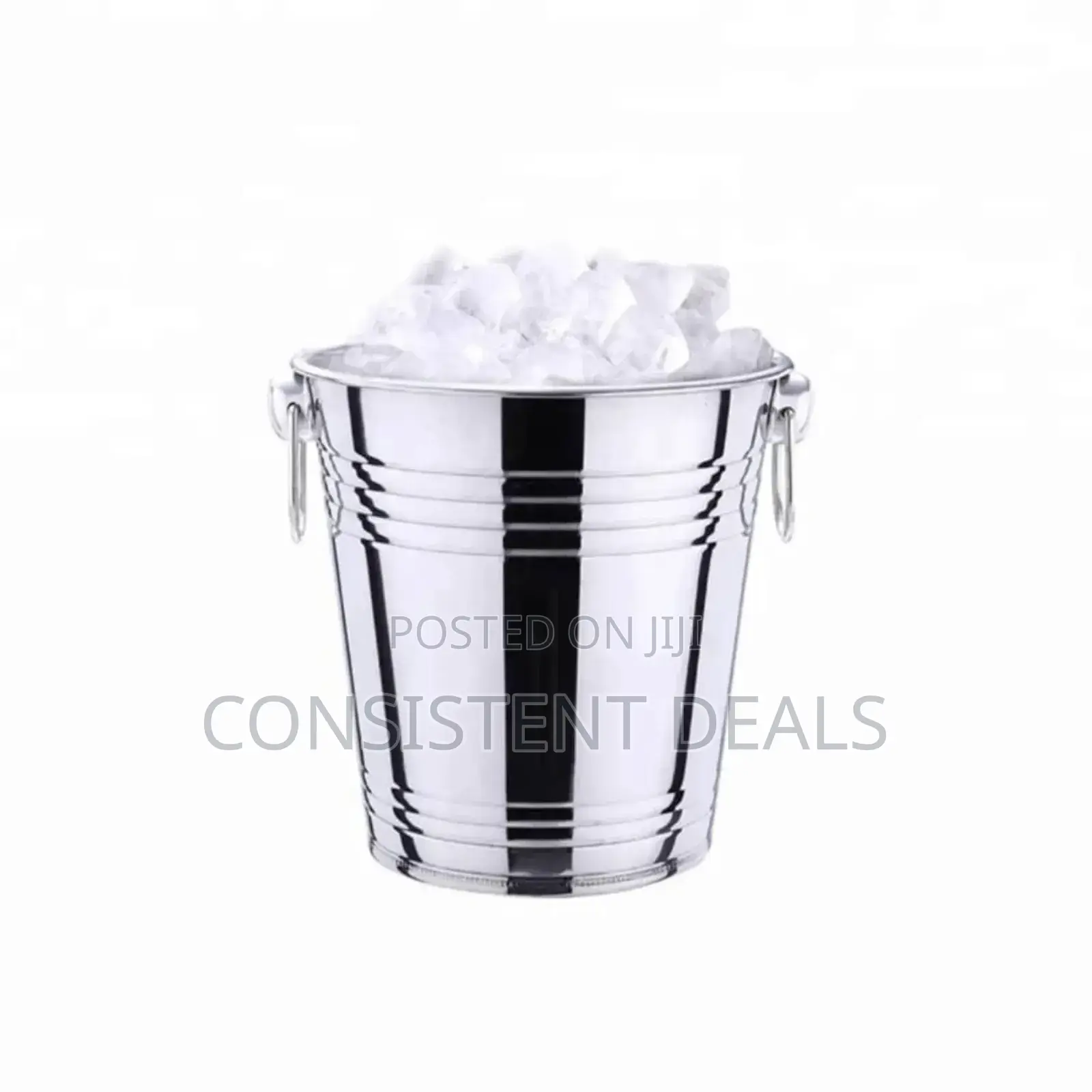 Stainless Steel Portable Ice Cube Bucket