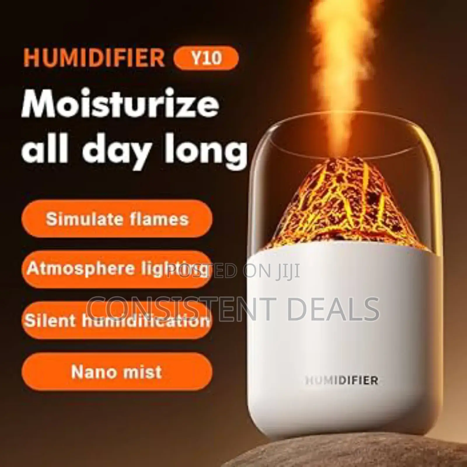 300ml Portable Mini Volcano Humidifier