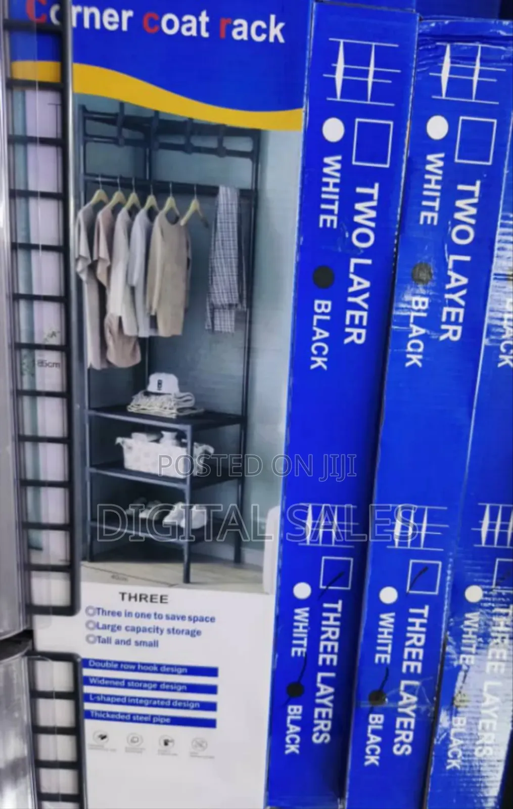 Corner Coats Rack