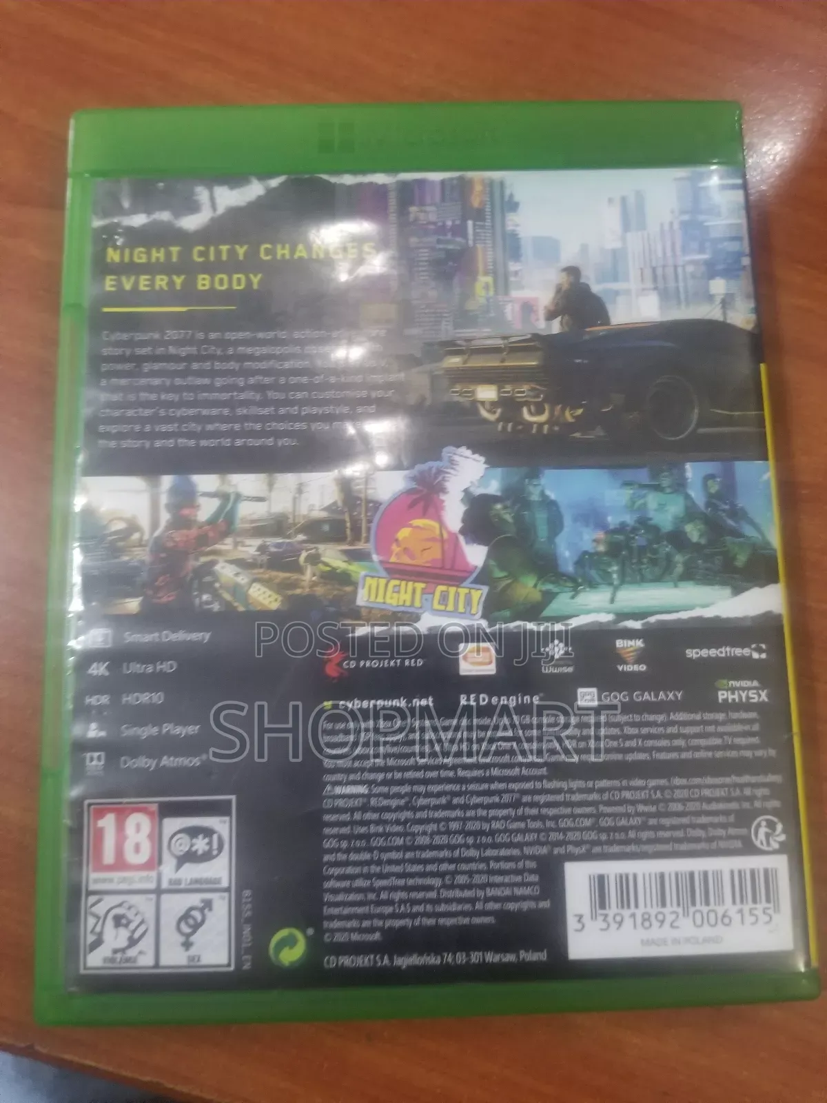 Cyberpunk Xbox One Game