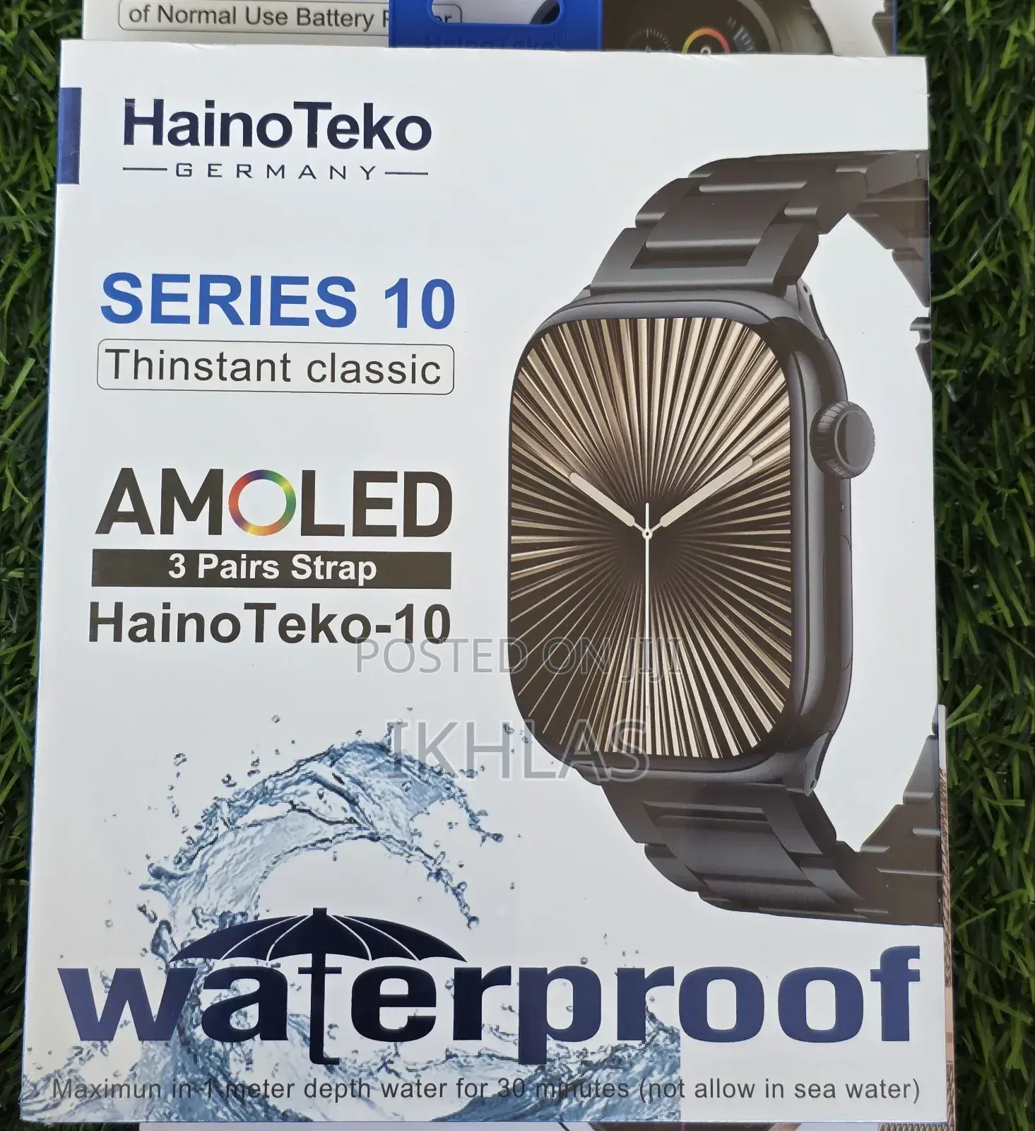Hainoteko Series10 Smart Watch Amoled Display Ai Voice Assistance 3stp