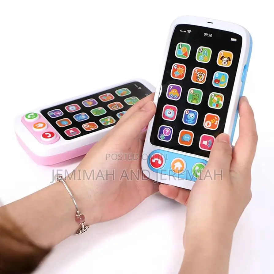 Laugh Learn Kids Touch Screen Phone Toy With Music/Aaa Powered