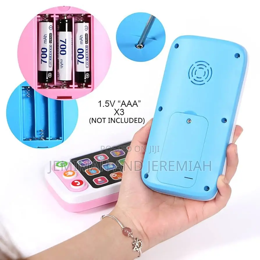Laugh Learn Kids Touch Screen Phone Toy With Music/Aaa Powered