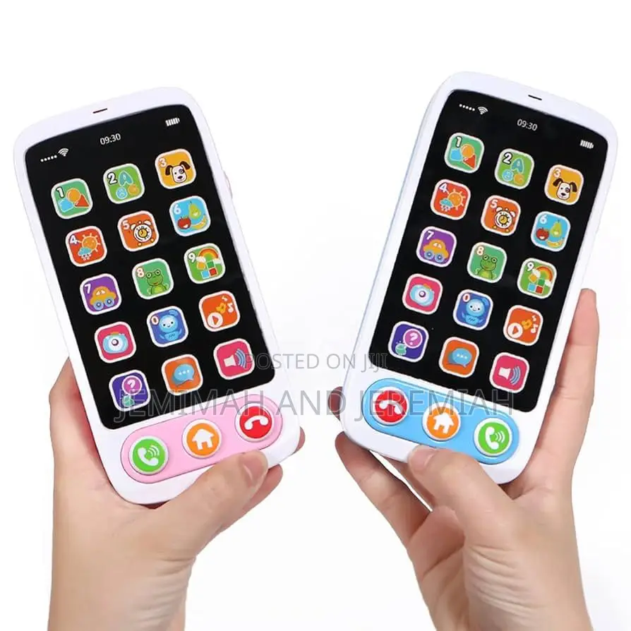 Laugh Learn Kids Touch Screen Phone Toy With Music/Aaa Powered