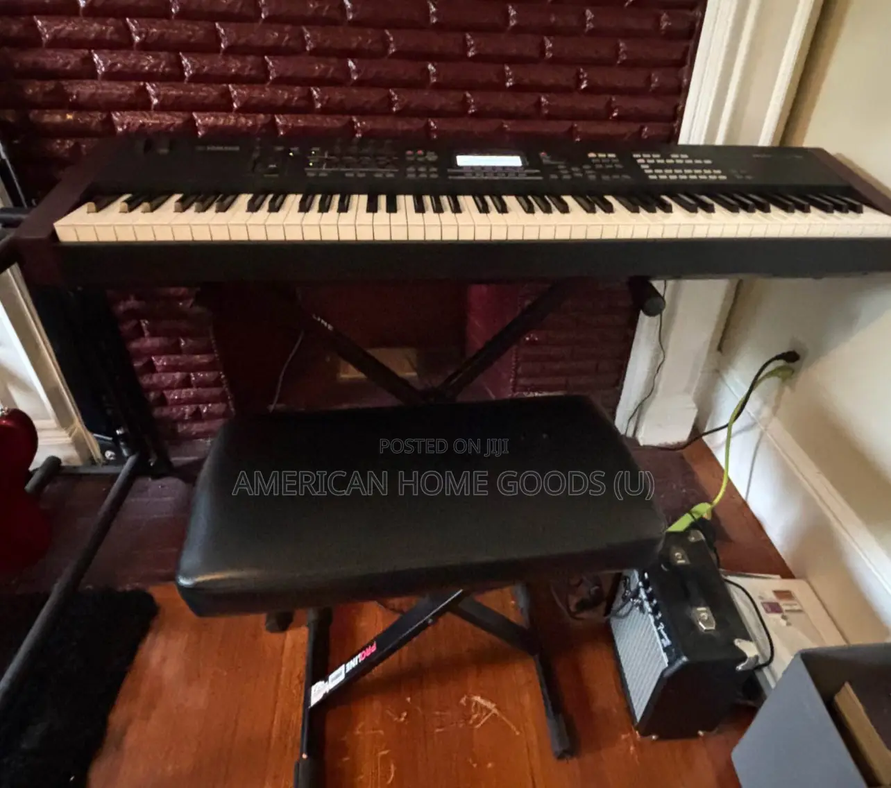 Professional Yamaha Moxf8 Piano Keyboard 88 Weighted Keys, With Case