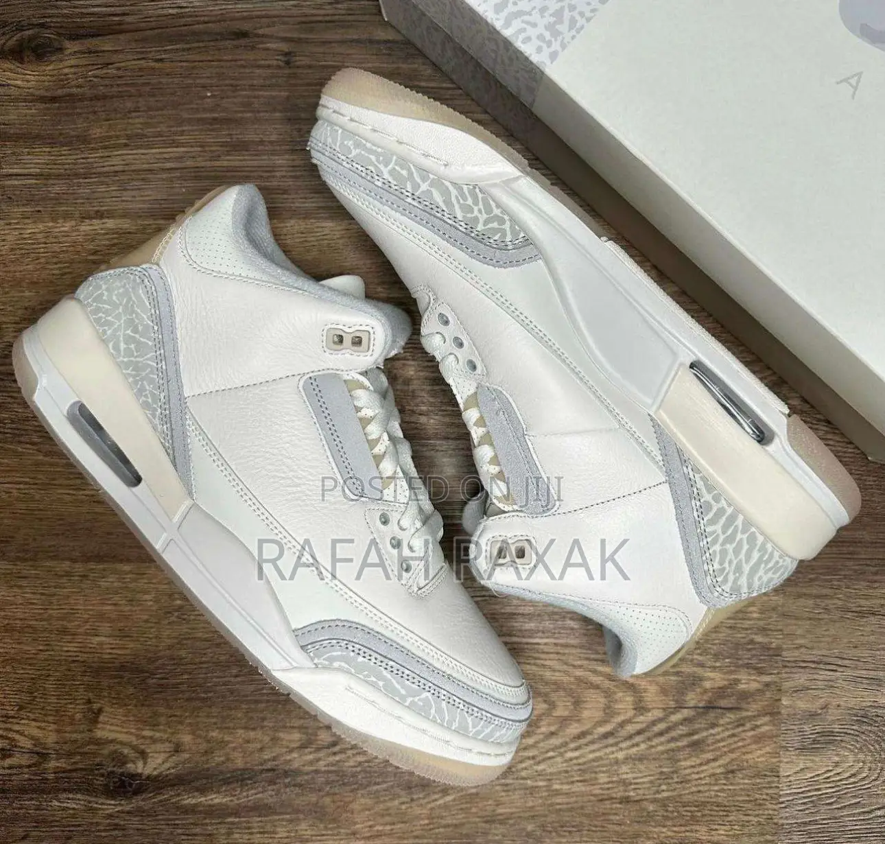 Men’S Nike Air Jordan 3 Retro Craft Ivory Sneakers