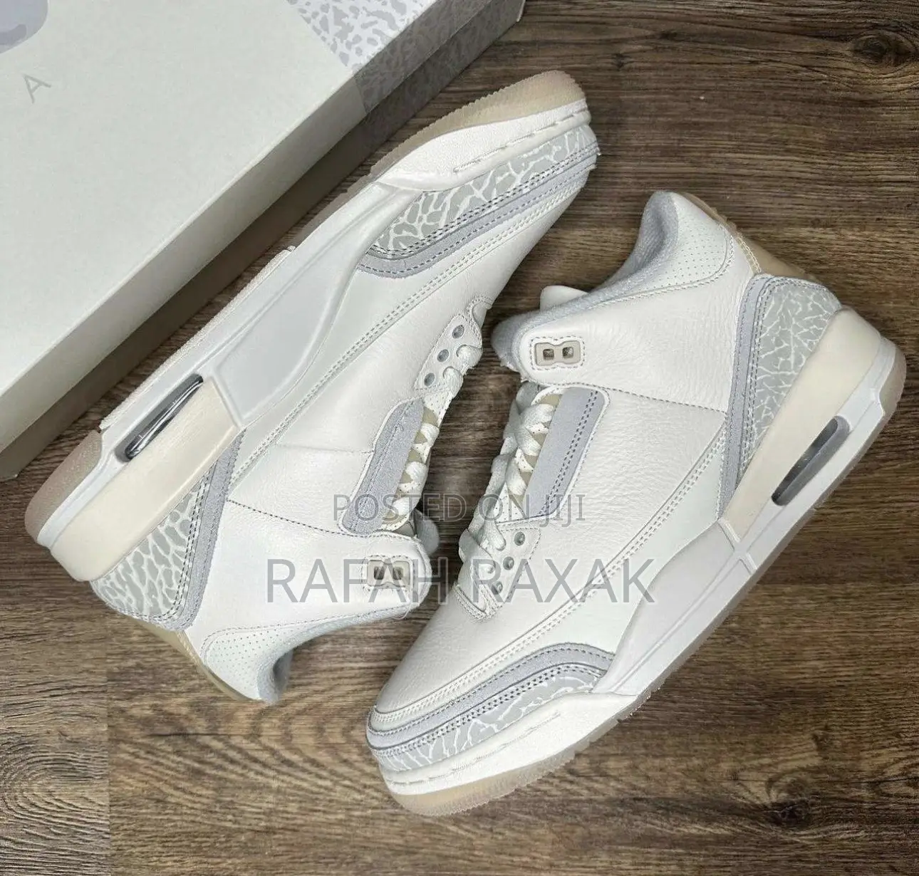 Men’S Nike Air Jordan 3 Retro Craft Ivory Sneakers