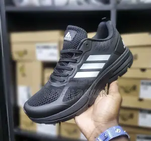 Original Black White Stripes Adidas Running Trainer Sneakers