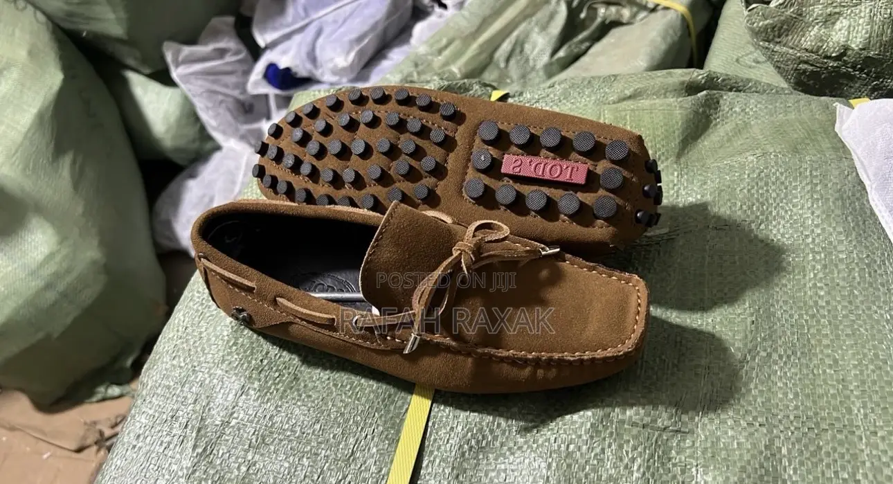 Men’S Classic Brown Suede Tod’S Moccasins