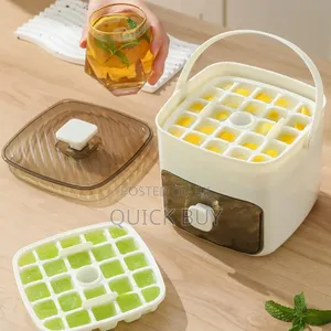 Ice Maker Box With Drawer and Storage Tray