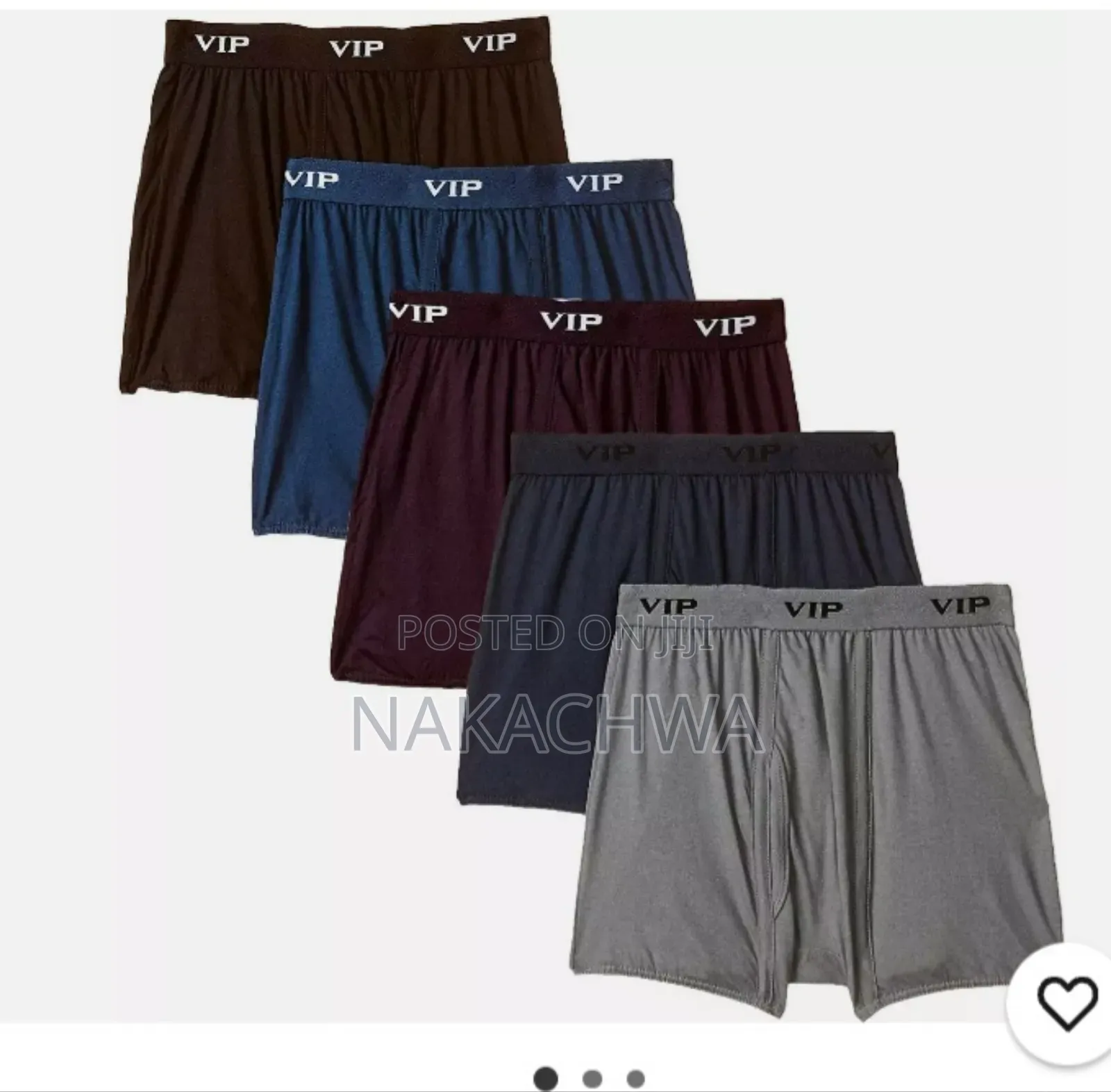 Vip Cotton Mens Boxers of 3sets