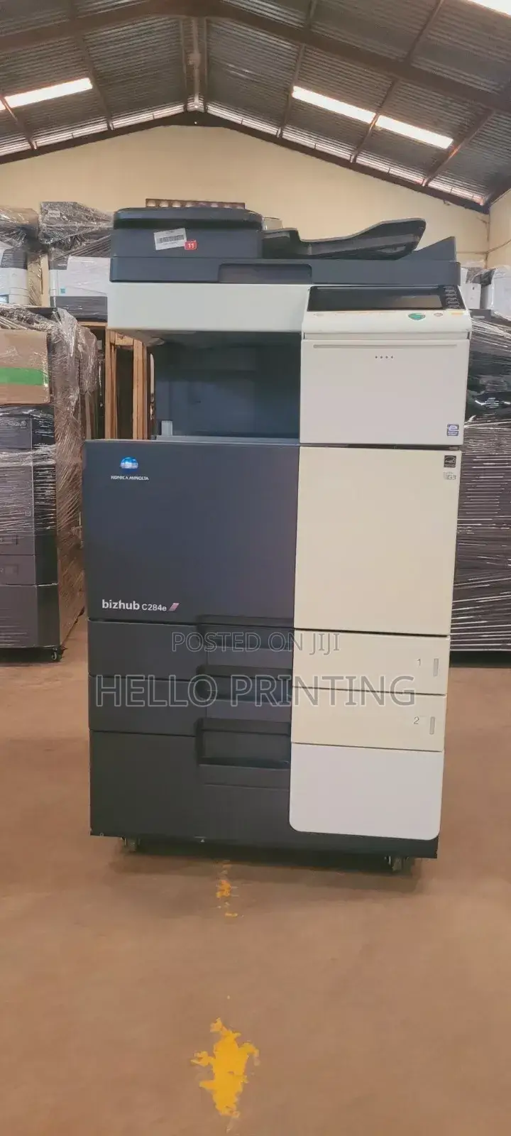 "Print Smarter, Not Harder -Bizhub C284e Available