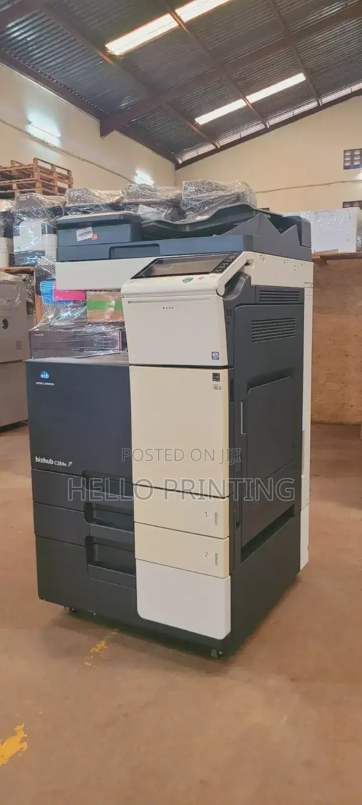 "Bizhub C284e - Office Printing Made Easy Affordable.