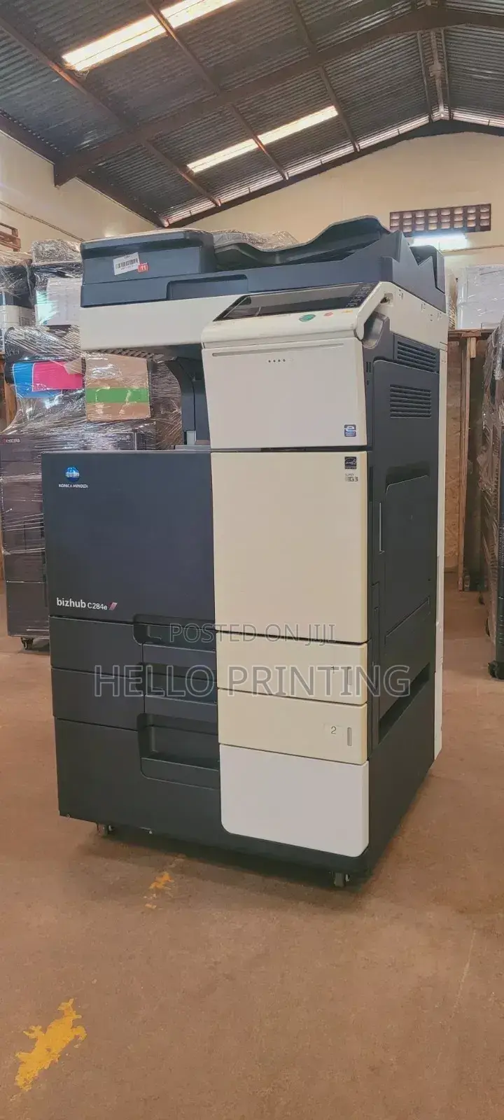 Bizhub C284e - High Quality Prints Every Time.