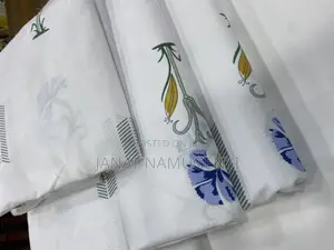 White Blue Floral Bedsheets