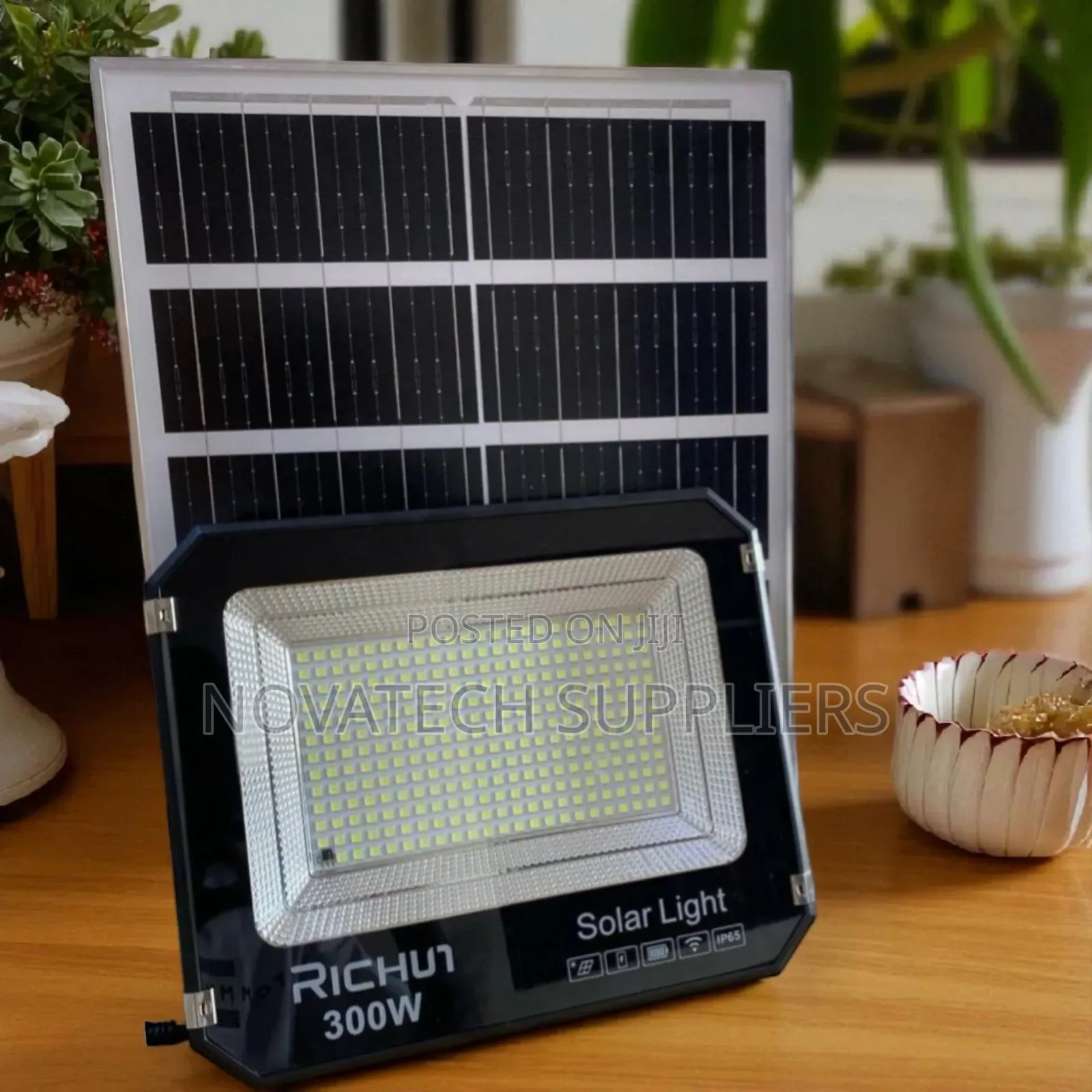 All-Night Lighting: Richur 300w Solar Flood Light Original