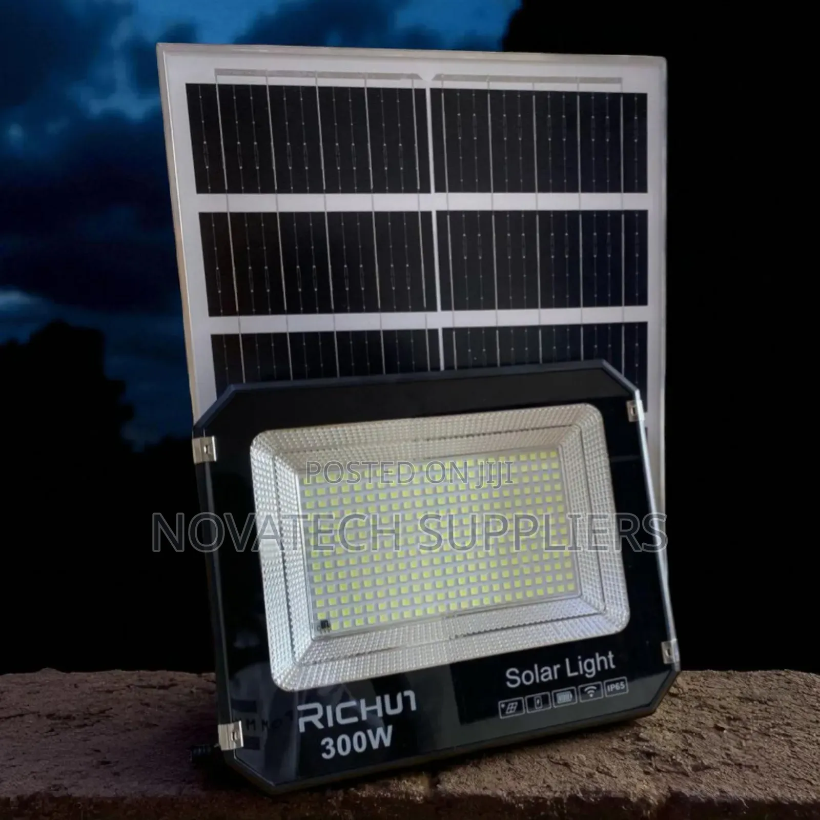 Durable 300w Richur Solar Light - No Bills Wokp