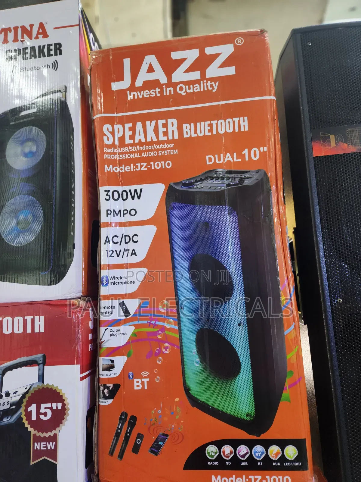 Jazz Speaker Jz-1010 Rechargeable