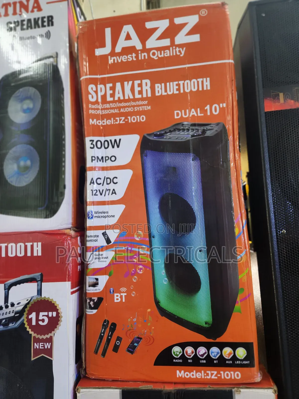 Jazz Speaker Jz-1010 Rechargeable