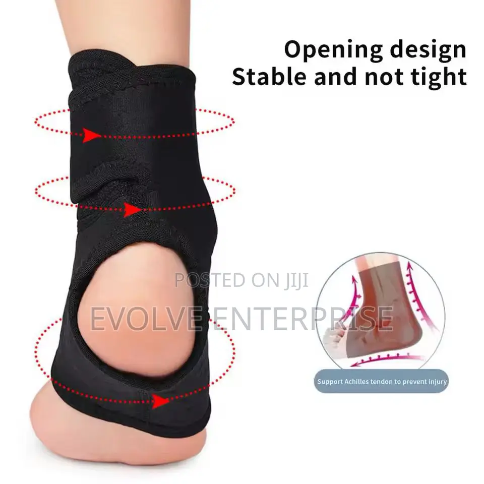 1pc Ankle Brace Sweat Absorption Women Men Compression Ankle Sleeve