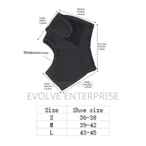 1pc Ankle Brace Sweat Absorption Women Men Compression Ankle Sleeve