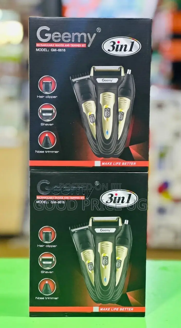 Geemy Rechargeable Shaver N Trimmer Set