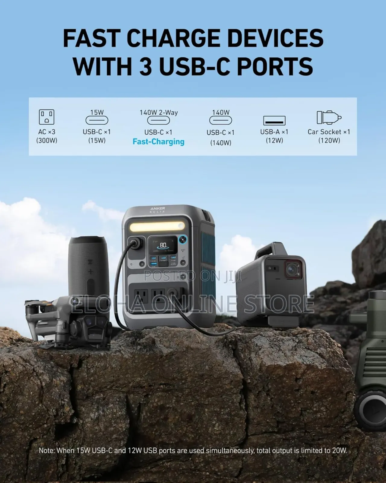 Anker Solix C300 Dc Power Station