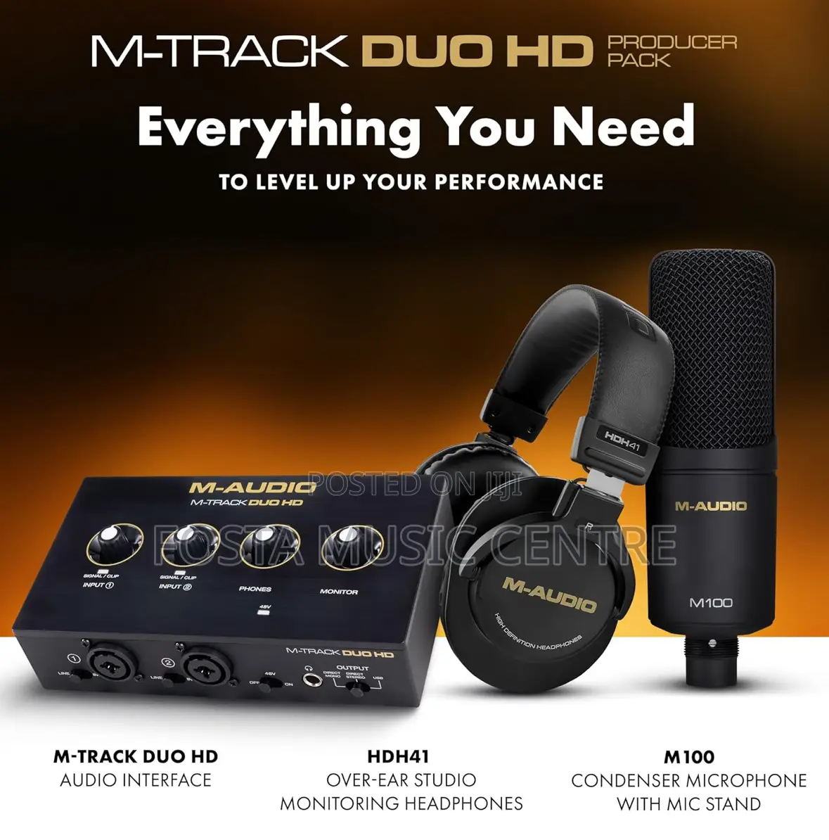 M-Audio M-Track Duo Hd Producer Pack