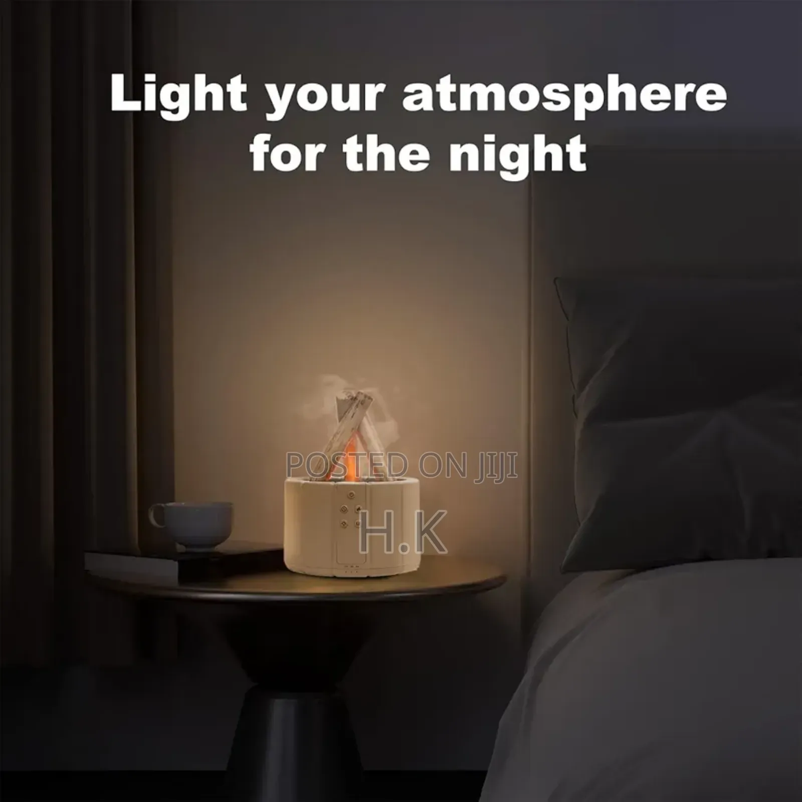 Ultrasonic Humidifier Large Capacity 280ml, Led and 3 Timers