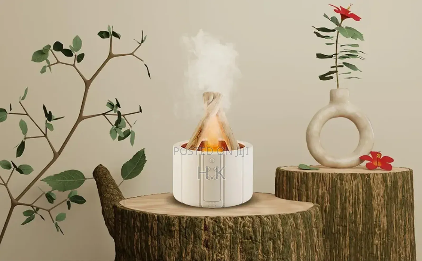 Ultrasonic Humidifier Large Capacity 280ml, Led and 3 Timers
