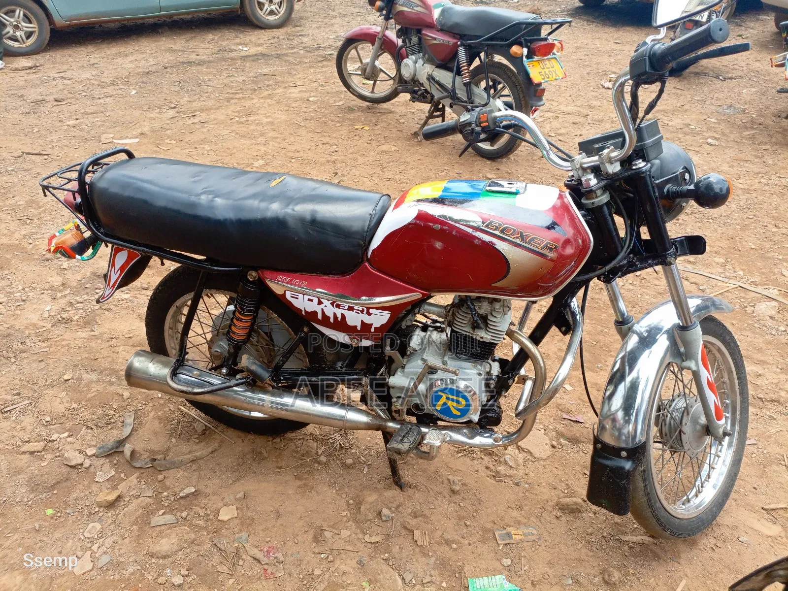 Bajaj Boxer 100 2015 Red