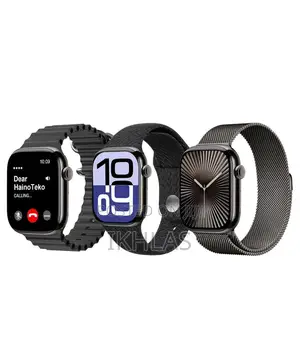 Hainoteko Sq-13 Jet Black Smartwatch Ai Voice Assistance 3 Pair Straps