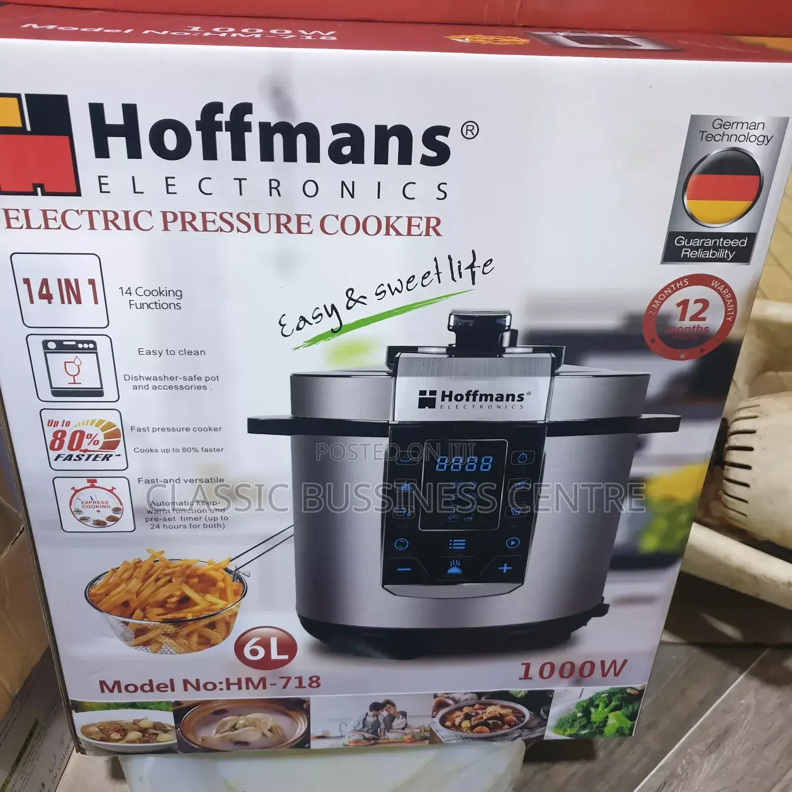 Electric Digital Pressure Cooker 6l