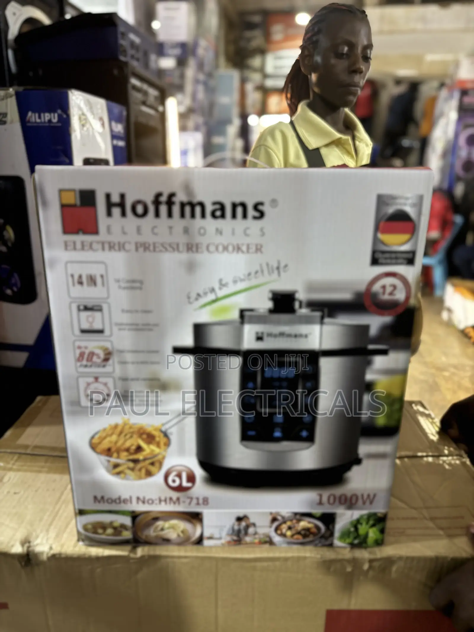Hoffman Pressure Cooker 6l With Fryer and Steam