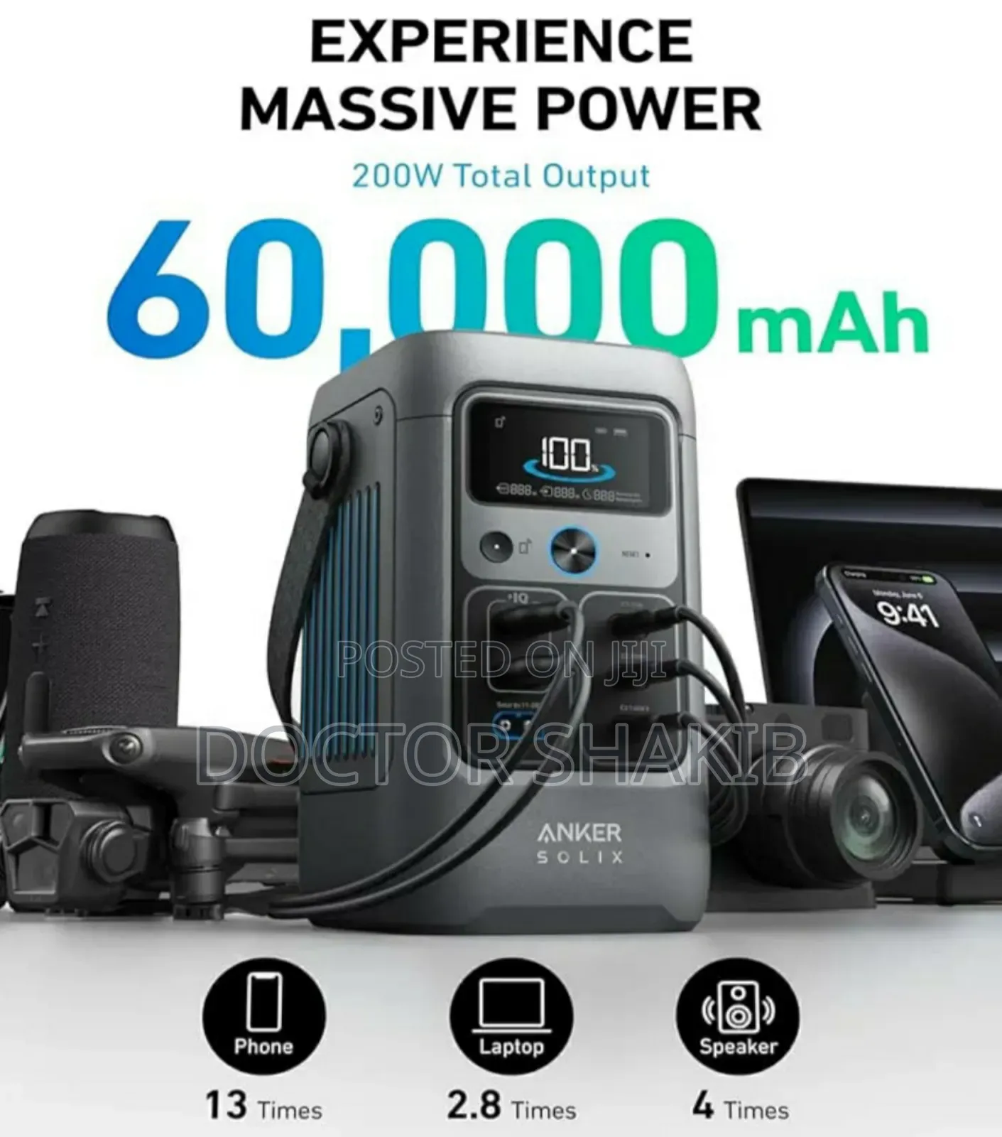 Anker Solix C200 Dc Portable Power Station.