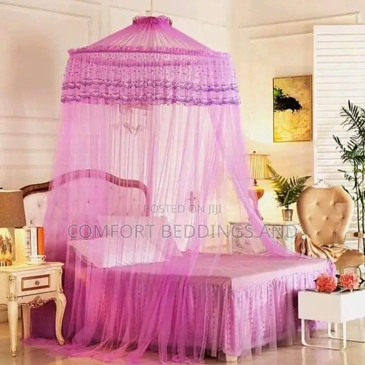 Round Mosquito Net Purple 6*6