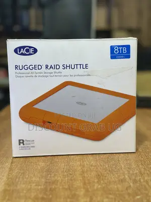 Lacie Rugged 8tb Raid External Harddrive With Type C