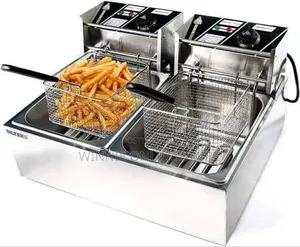 Double Commercial Deep Fryer