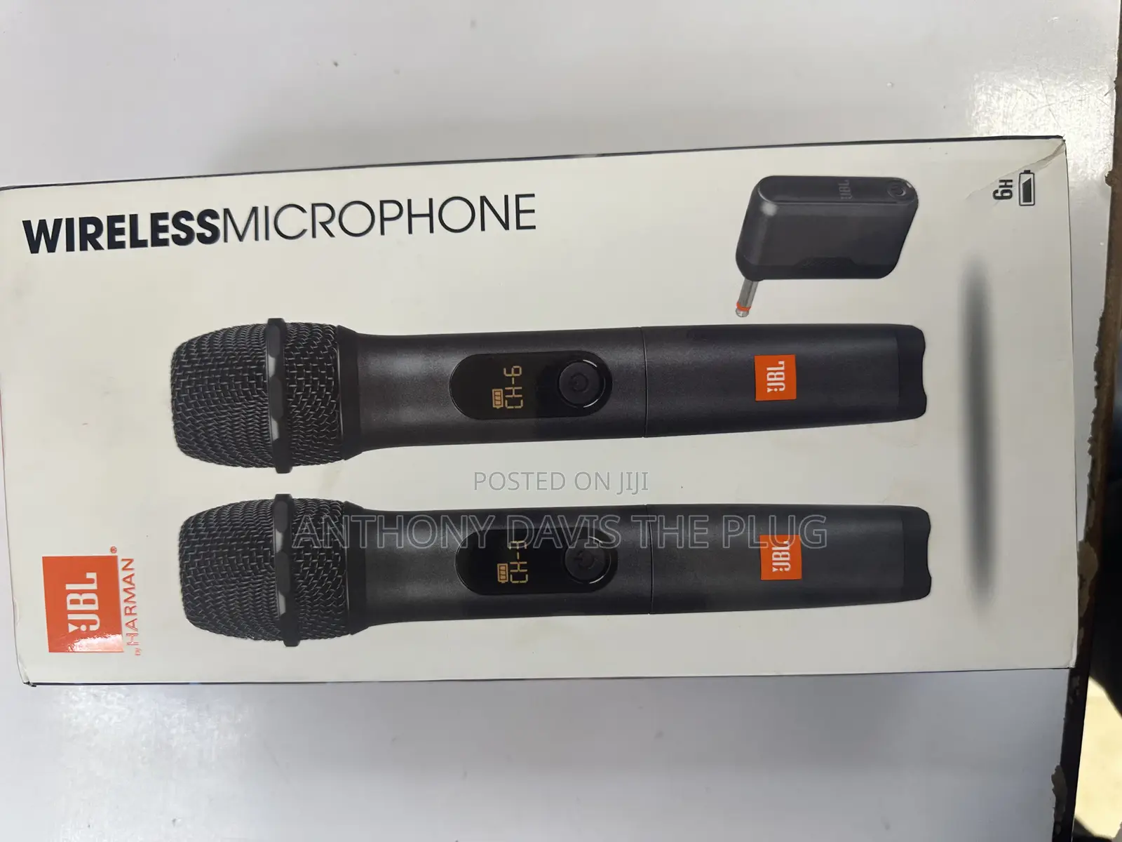Party Box JBL Wireless 2 Mic System With Reciever