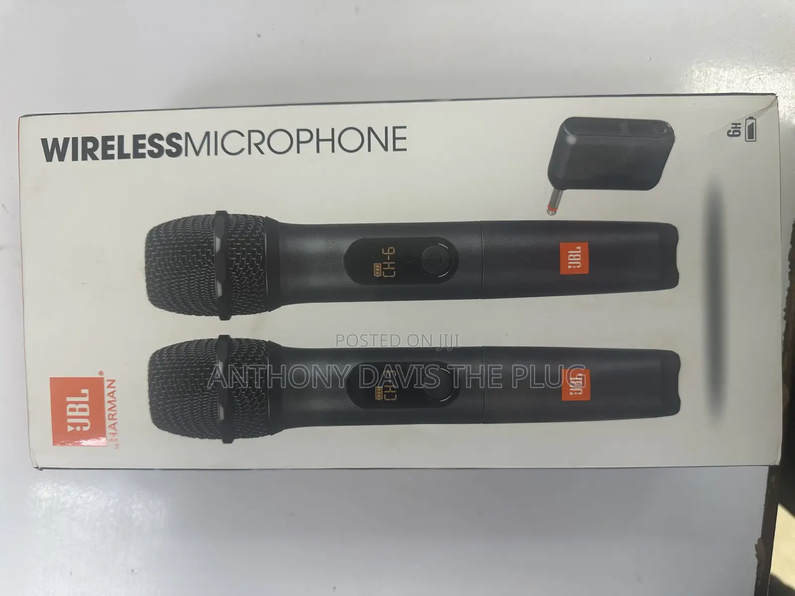Party Box JBL Wireless 2 Mic System With Reciever