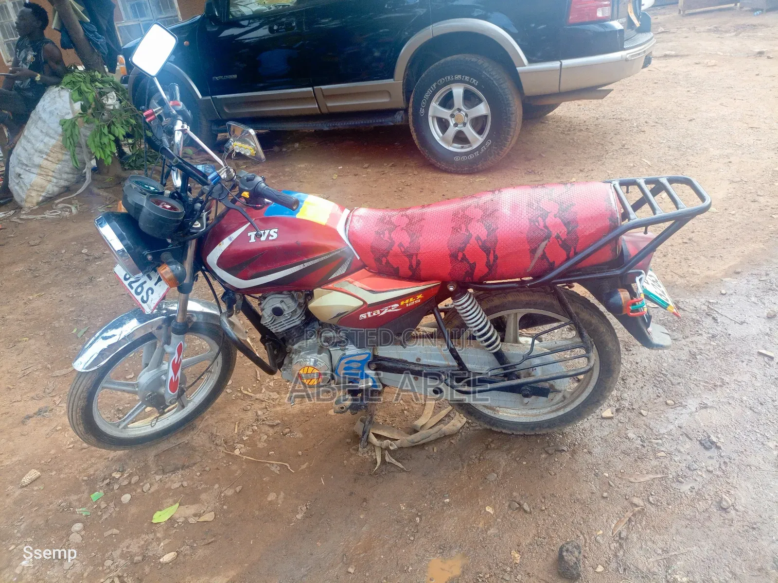 TVS HLX 125 2024 Red