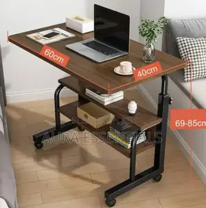Adjustable and Portable Laptop or Bedside Table