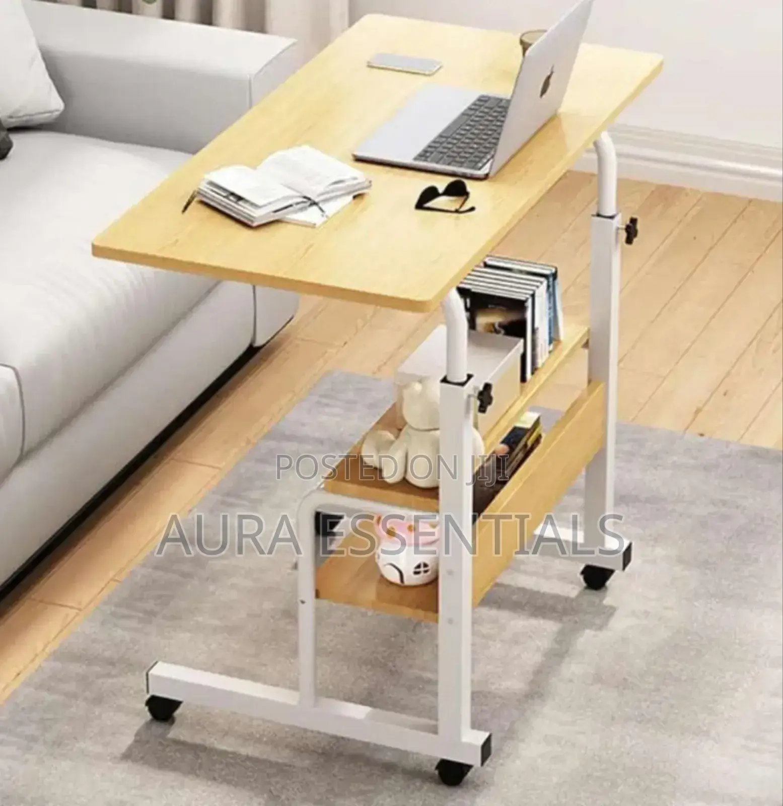Adjustable and Portable Laptop or Bedside Table